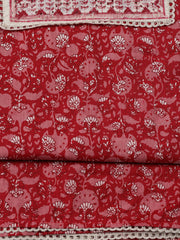Neck Patti Cotton BlendUnstitched Suit Dupatta