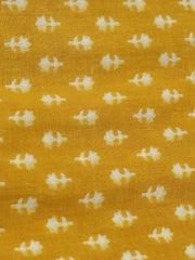Printed Cotton Blend Unstitched Suit With Dupatta