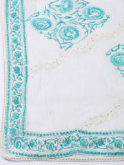 Printed Cotton Blend Unstitched Suit With Dupatta