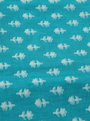 Printed Cotton Blend Unstitched Suit With Dupatta
