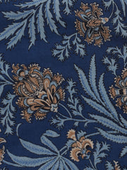 Printed Cotton Blend Unstitched Suit With Dupatta