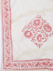 Printed Cotton Blend Unstitched Suit With Dupatta