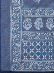 Printed Chanderi  Unstitched Suit With Dupatta