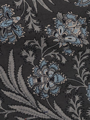 Printed Cotton Blend Unstitched Suit With Dupatta