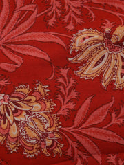 Printed Cotton Blend Unstitched Suit With Dupatta