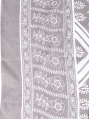 Neck Patti Cotton Blend Unstitched Suit With Dupatta