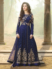 Sequins Embroidery Georgette Semi Stitched Suit