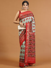 Patola Printed Art Silk Woven Saree