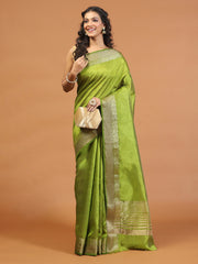 Zari Border Woven Handloom Saree