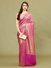 Zari Jaal Woven Handloom Saree