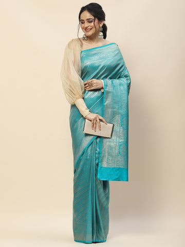 Zari Jaal Woven Handloom Saree