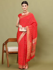 Stone Embroidery Banarasi Saree