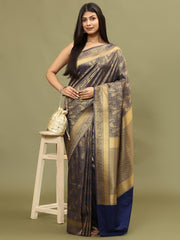 Zari Jaal Woven Handloom Saree