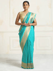 Brocade Zari Jaal Handloom Woven Saree