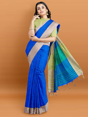 Zari Border Woven Art Silk Saree