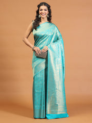 Zari Jaal Woven Handloom Saree