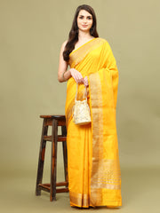 Zari Border Woven Handloom Saree