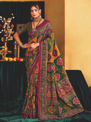 Printed Art Silk Saree