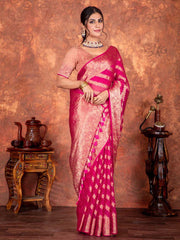 Stone Embroidery Organza Saree