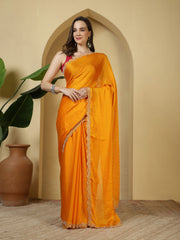 Digital Printed Chiffon Saree