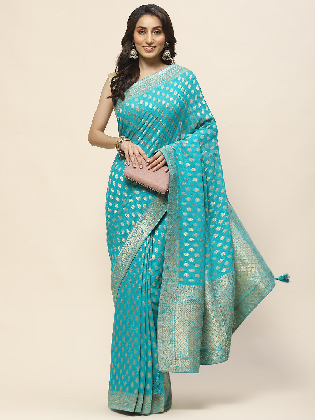 Woven Georgette Saree