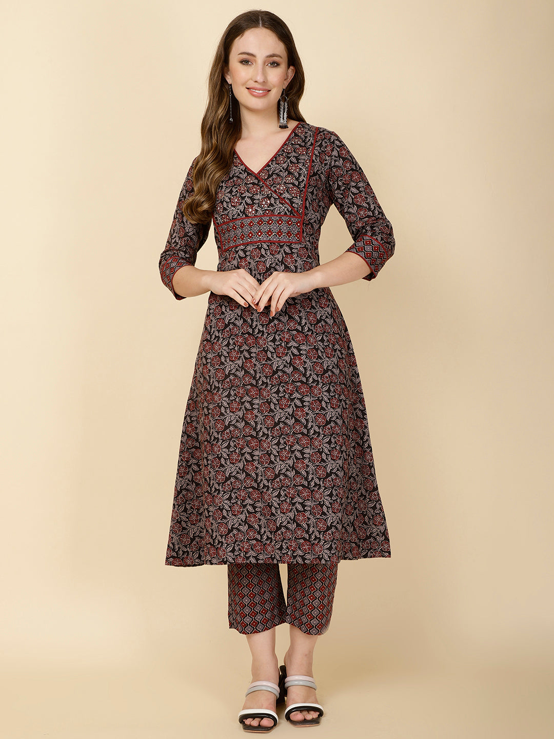 Printed Cotton Kurta Set