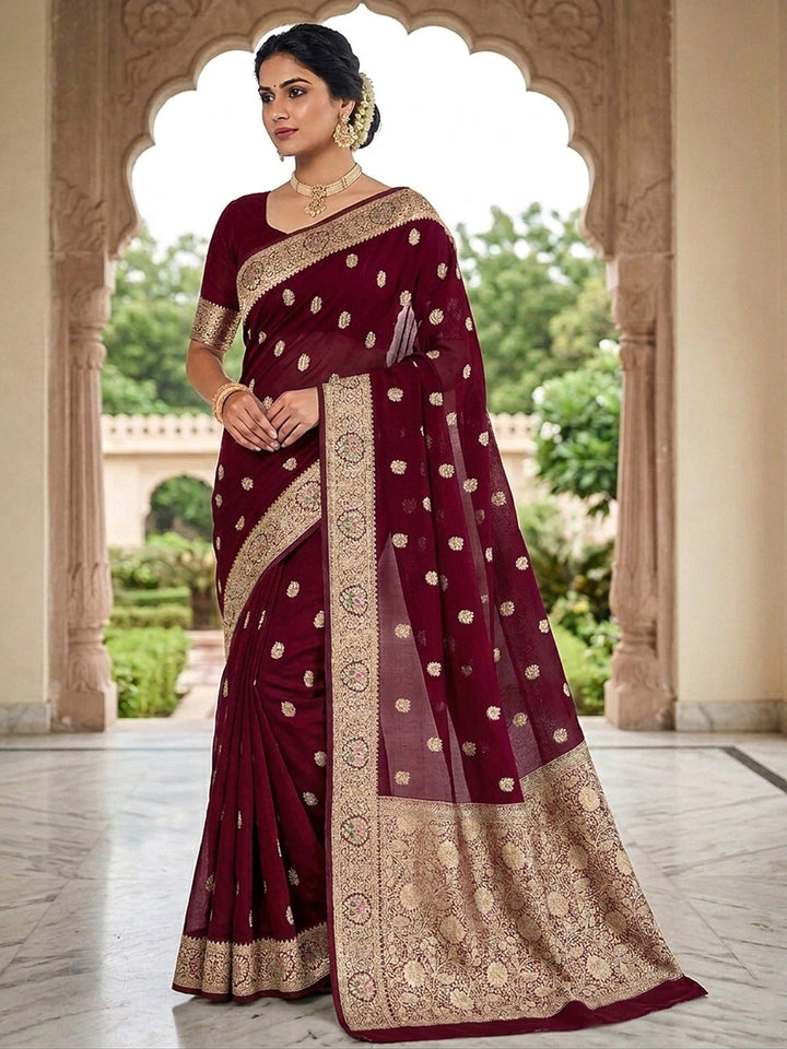 Zari Woven Art Silk Saree