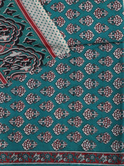 Printed Cotton Blend Unstitched Suit Piece With Dupatta