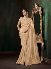 Embroidered Cotton Blend Saree