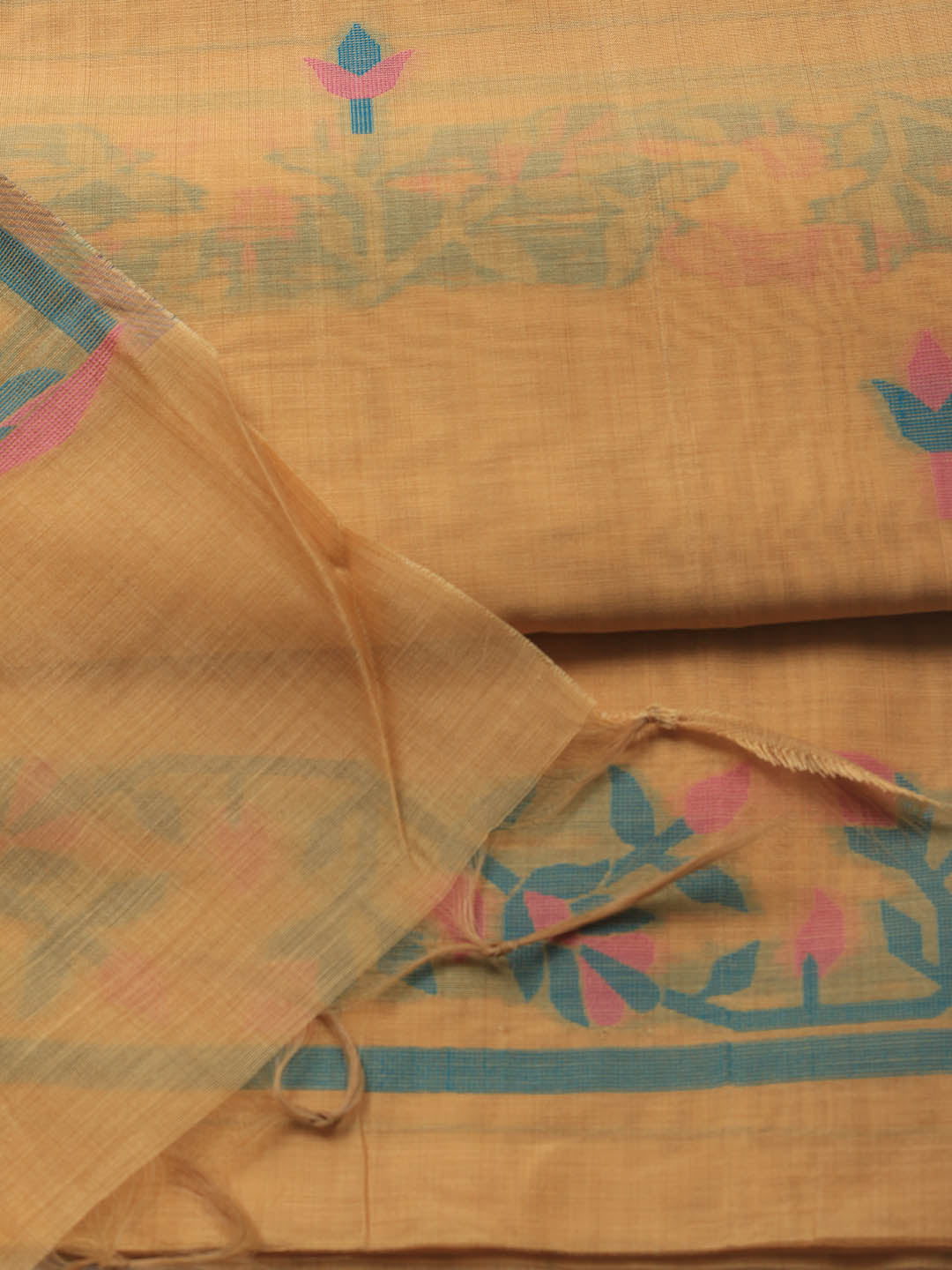 Jamdani Chanderi Unstitched Suit Piece With Dupatta