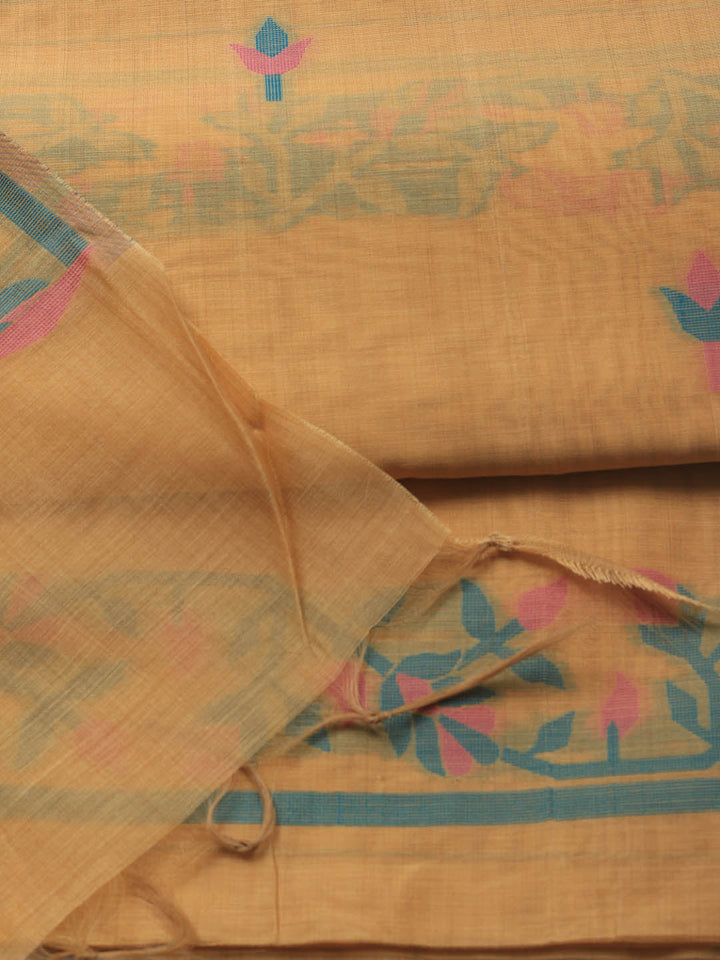 Jamdani Chanderi Unstitched Suit Piece With Dupatta