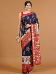 Patola Printed Art Silk Woven Saree