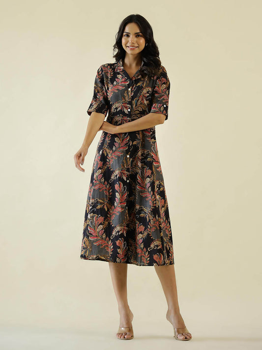 Printed Cotton Dress