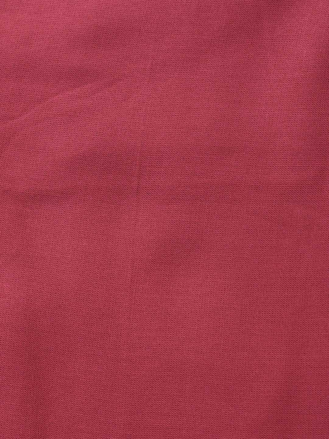 Patch Neck Linen Unstitched Suit Piece With Dupatta