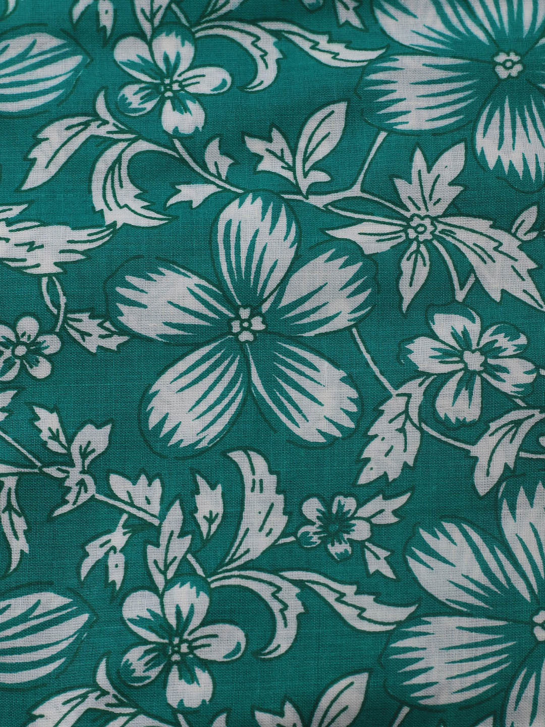 Printed Cotton Blend Unstitched Suit With Dupatta