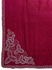 Stone Work Art Chiffon Saree