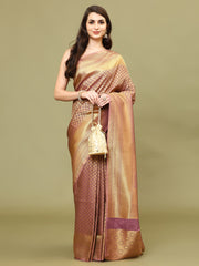 Zari Booti Woven Handloom Saree