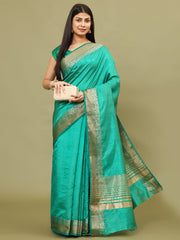 Zari Border Woven Handloom Saree