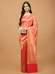 Zari Booti Woven Handloom Saree