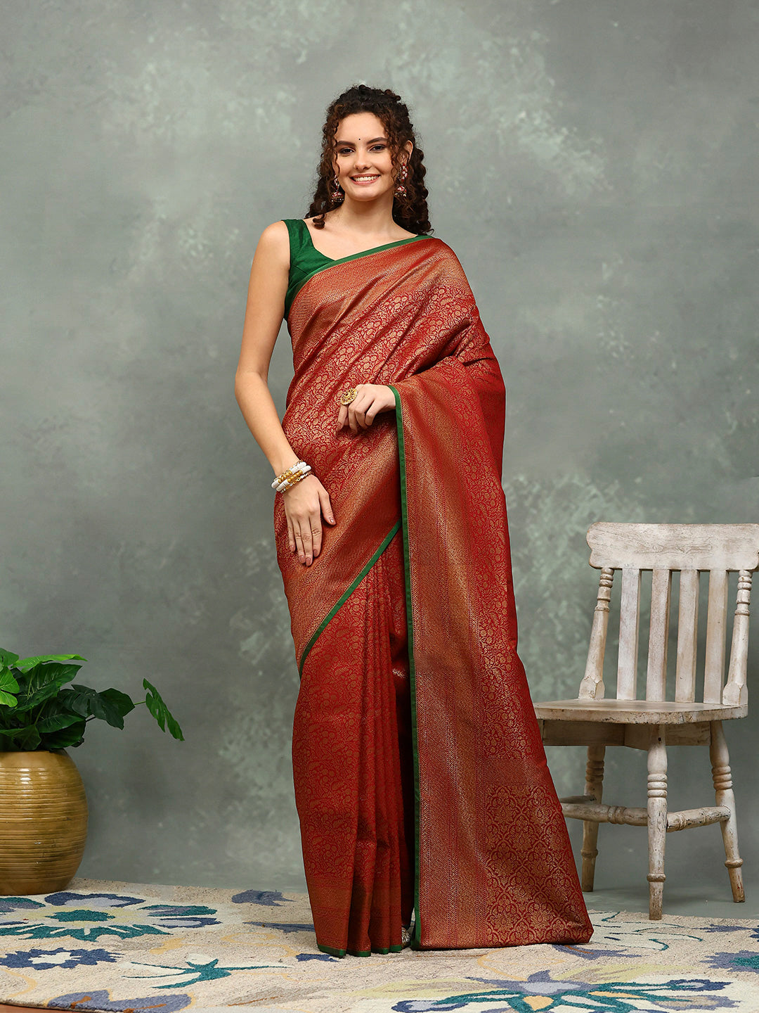 Wovn Border Art Silk Saree