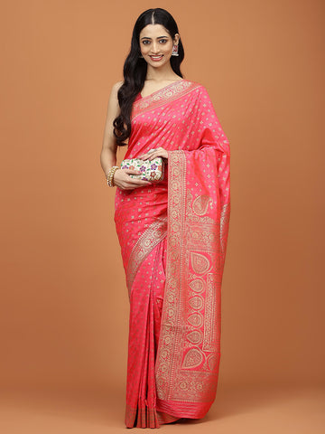 Stone Embroidery Banarasi Saree