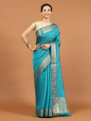 Zari Jaal Woven Art Silk Saree