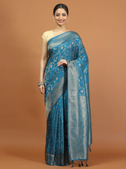 Zari Border Woven Art Silk Saree