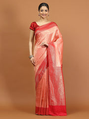 Zari Border Woven Art Silk Saree