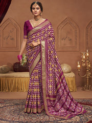 Patola Printed Art Silk Saree