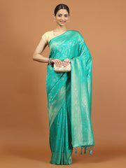 Zari Border Woven Art Silk Saree