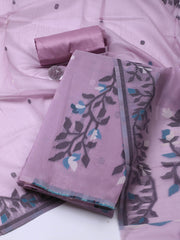 Jamdani Chanderi Unstitched Suit Piece With Dupatta