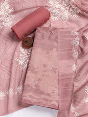 Printed Linen Unstitched Suit Piece With Dupatta