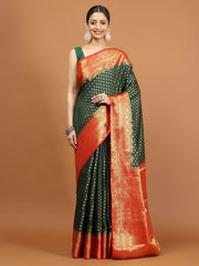 Zari Border Woven Art Silk Saree