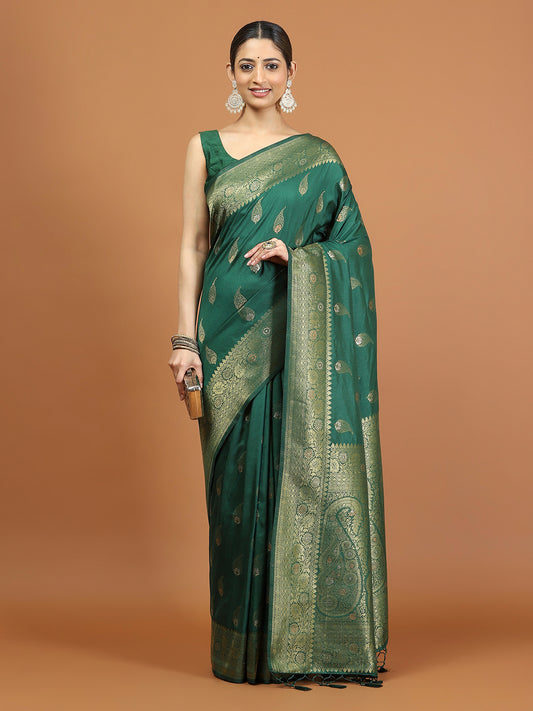 Zari Border Woven Art Silk Saree